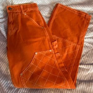 Orange Baggy Urban Outfitters BDG Jeans